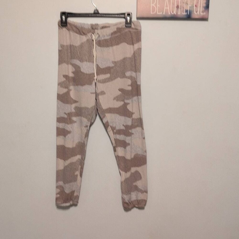 Aerie American Eagle Size XS Light Brown Gray Camo Sweatpants Sweats